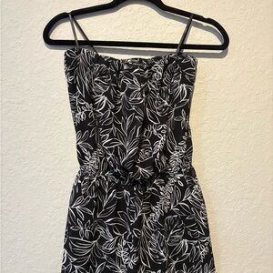 Forever 21 Black and White Resort Jumpsuit